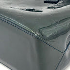 Louis Vuitton Wilshire PM Monogram Vernis Blue Infini Patent Leather Dark Green — view 8