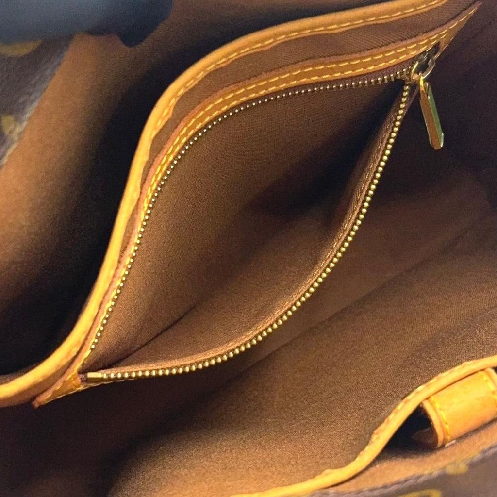 Louis Vuitton Vavin GM Monogram Leather Brown Light Tote Bag Gold — view 8