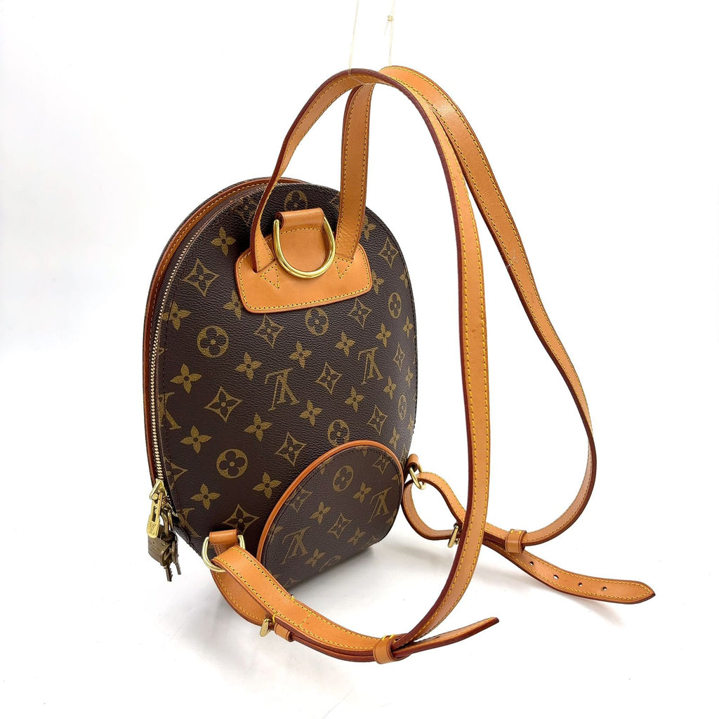Louis Vuitton Ellipse Sac a Dos Monogram Leather Brown Light Backpack Gold — view 2