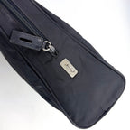 Prada Nylon Black Business Bag Silver — view 8