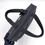 Prada Nylon Black Business Bag Silver — view 7