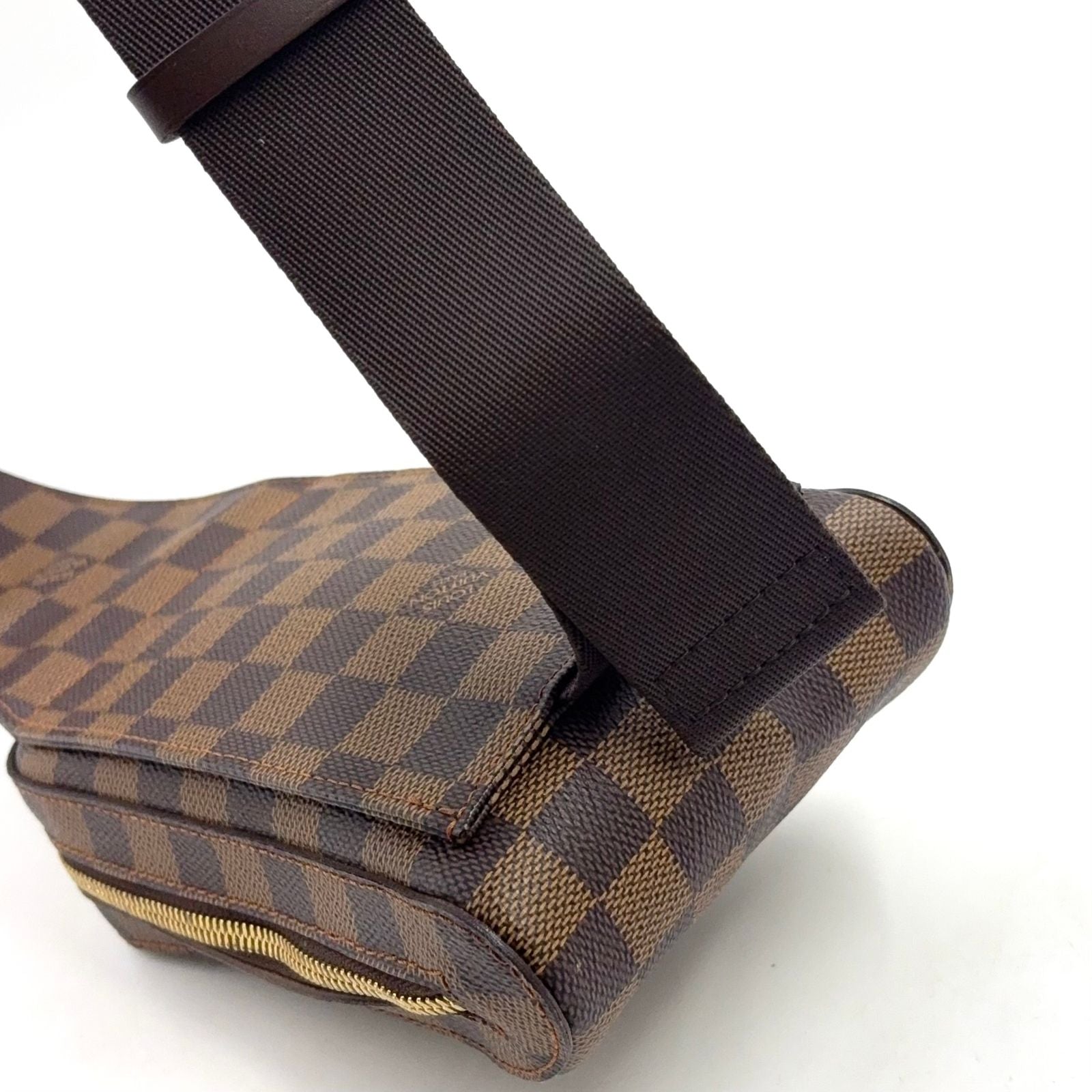 Louis Vuitton Geronimos Brown Belt Bag Gold — view 5