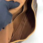 Louis Vuitton Saumur 30 Monogram Leather Brown Light Shoulder Bag Gold — view 3