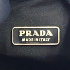 Prada Nylon Black Handbag Silver — view 4