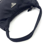 Prada Nylon Black Handbag Silver — view 6