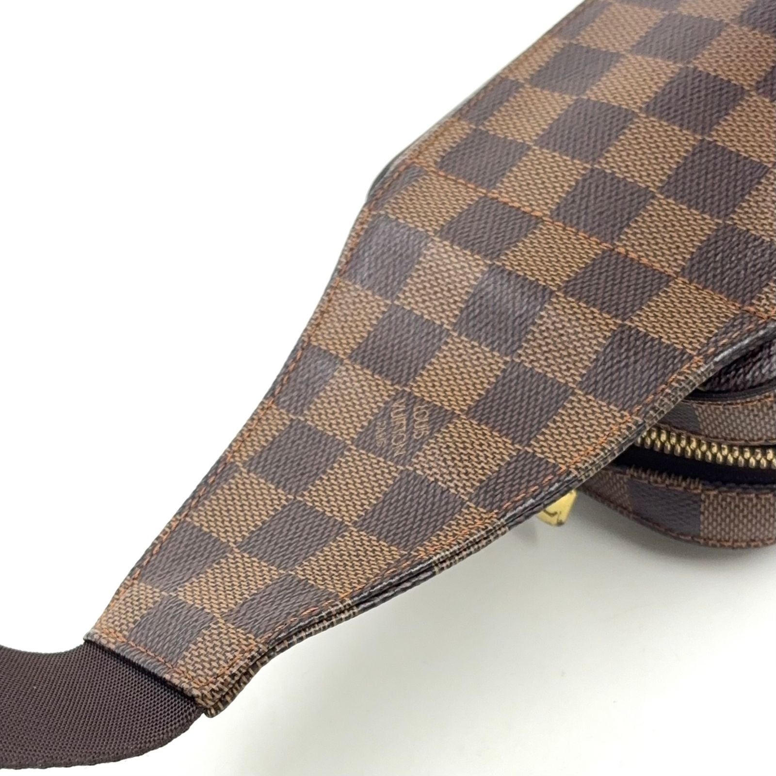 Louis Vuitton Geronimos Brown Belt Bag Gold — view 5