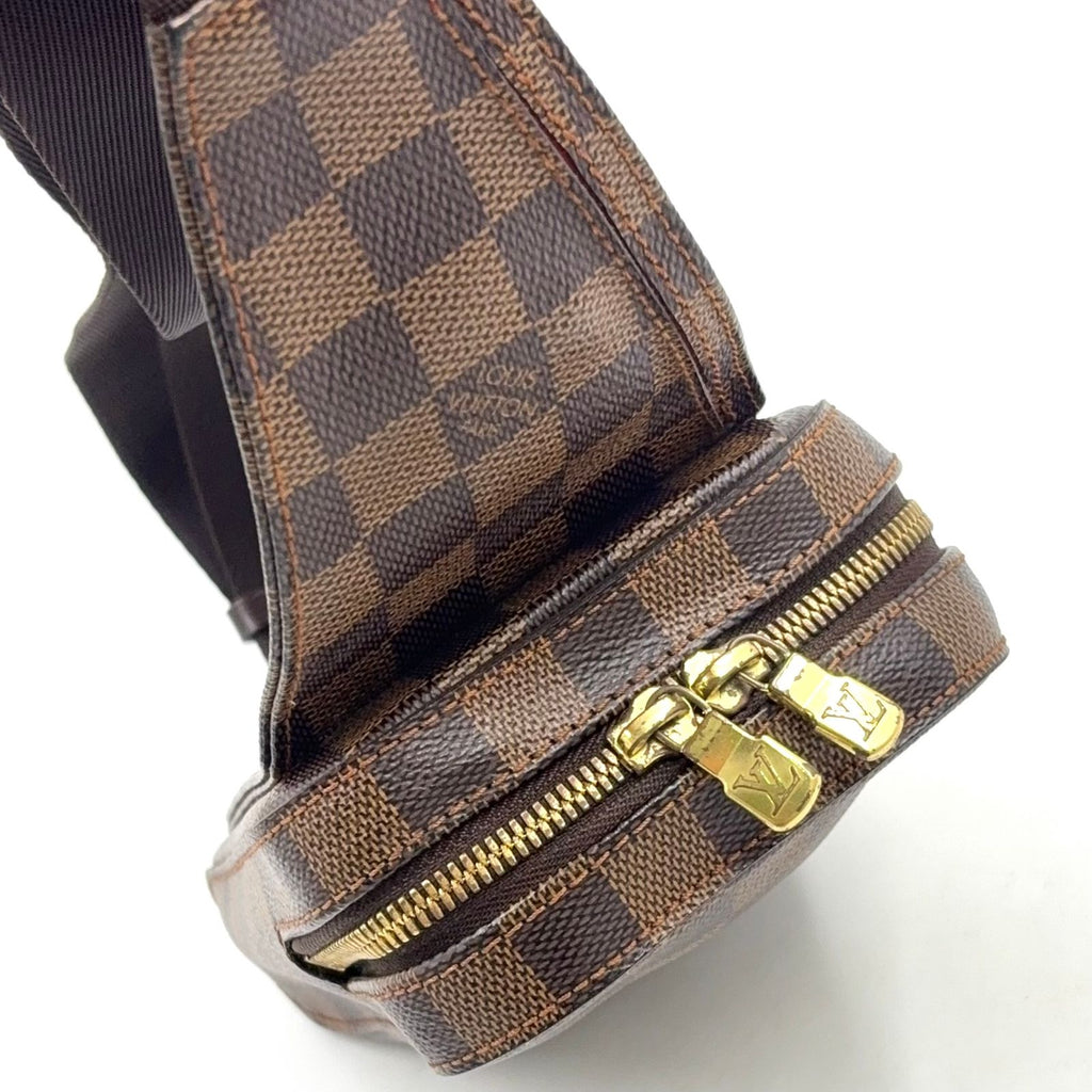 Louis Vuitton Geronimos Brown Belt Bag Gold — view 8