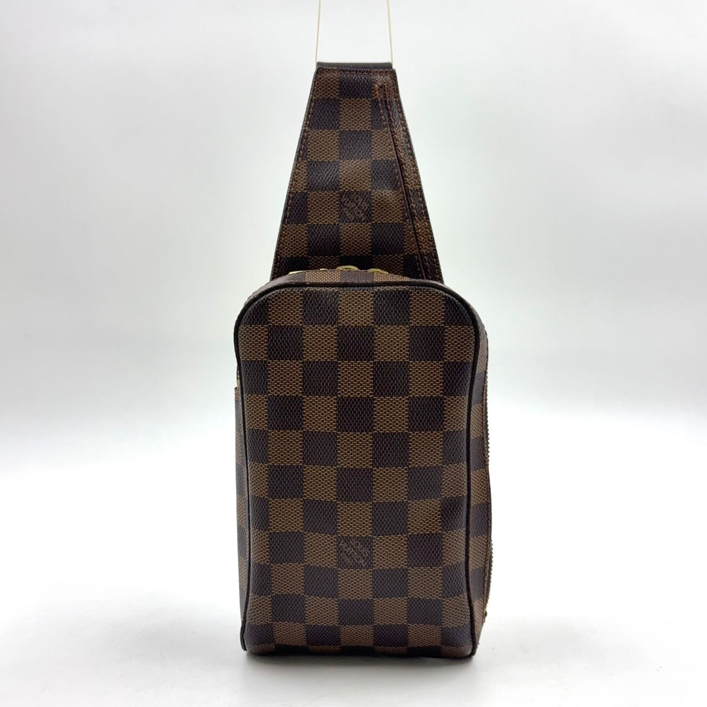 Louis Vuitton Geronimos Brown Belt Bag Gold