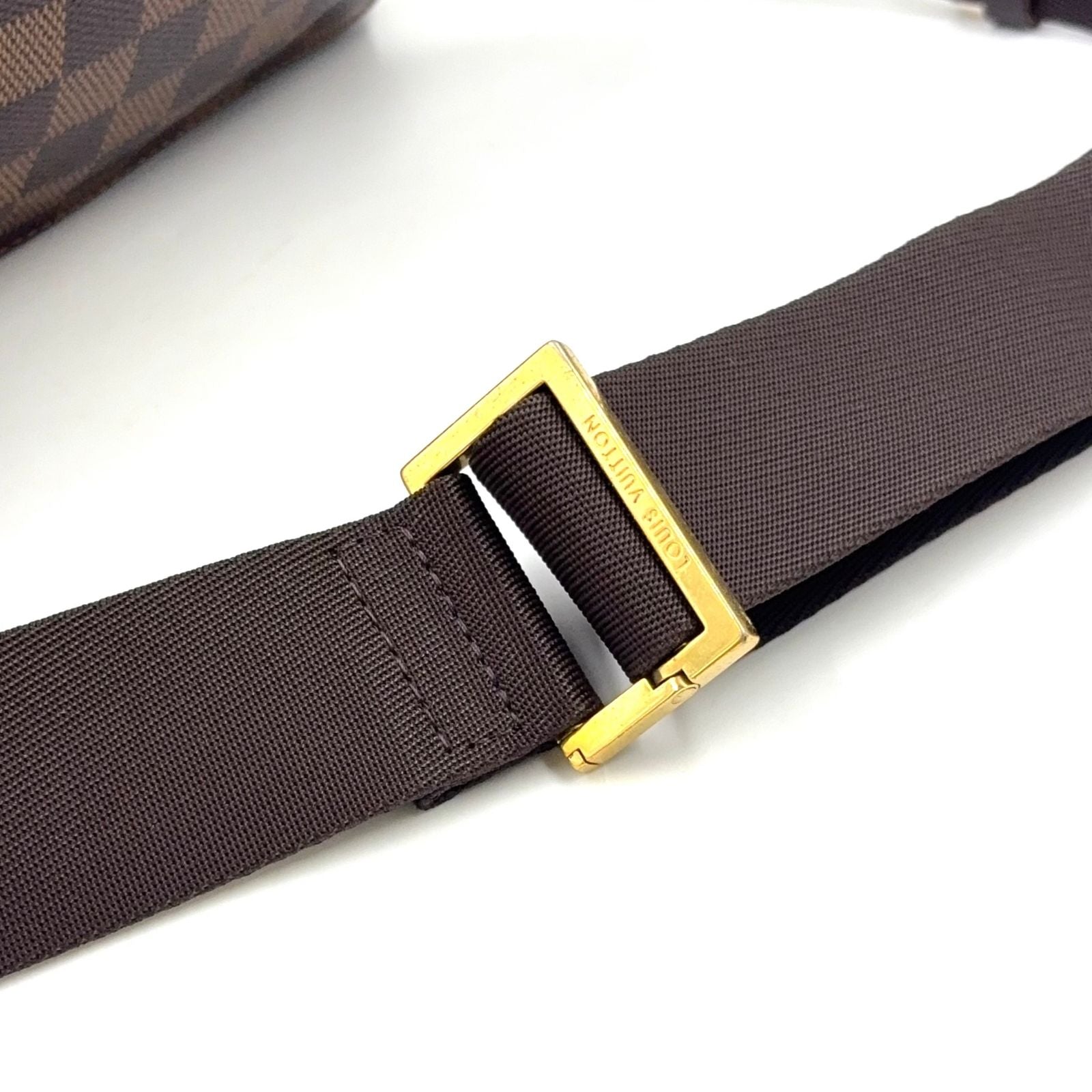 Louis Vuitton Geronimos Brown Belt Bag Gold — view 7