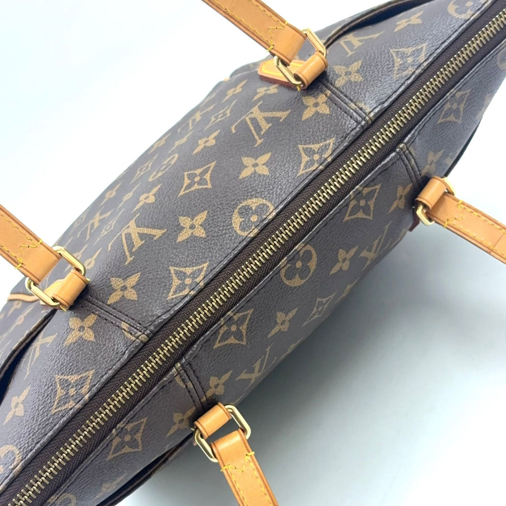 Louis Vuitton Totally PM Monogram Leather Brown Light Tote Bag Gold — view 6