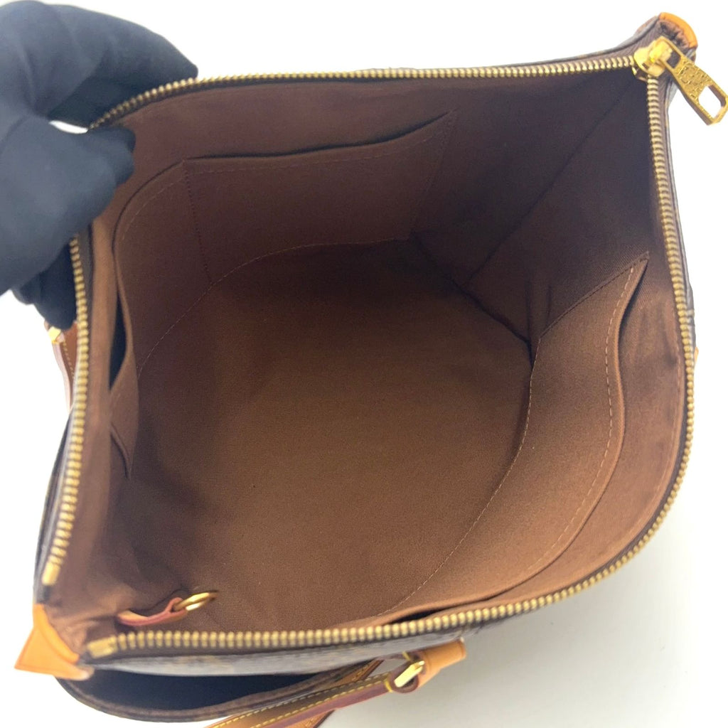 Louis Vuitton Totally PM Monogram Leather Brown Light Tote Bag Gold — view 3