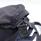 Prada Nylon Black Backpack Silver — view 6