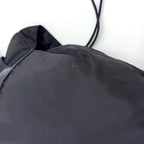 Prada Nylon Black Backpack Silver — view 8