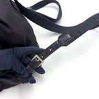 Prada Nylon Black Backpack Silver — view 5