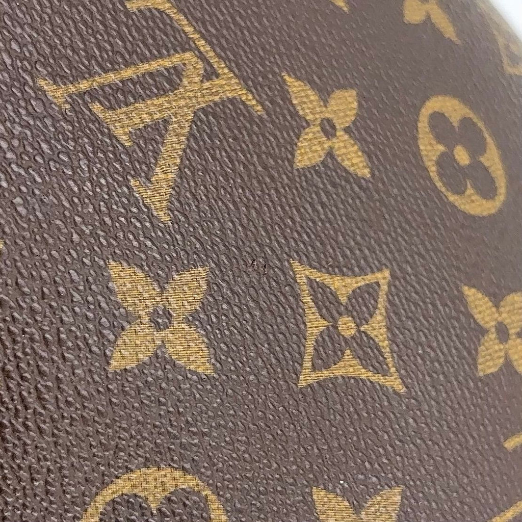 Louis Vuitton Speedy 30 Monogram Leather Brown Light Handbag Gold — view 8