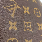 Louis Vuitton Speedy 30 Monogram Leather Brown Light Handbag Gold — view 8
