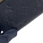 Louis Vuitton Pochette Cles Monogram Empreinte Noir Leather Black Key Case Gold — view 5