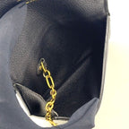 Louis Vuitton Pochette Cles Monogram Empreinte Noir Leather Black Key Case Gold — view 3