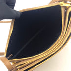 Celine Trio Lambskin Beige Shoulder Bag Gold — view 5