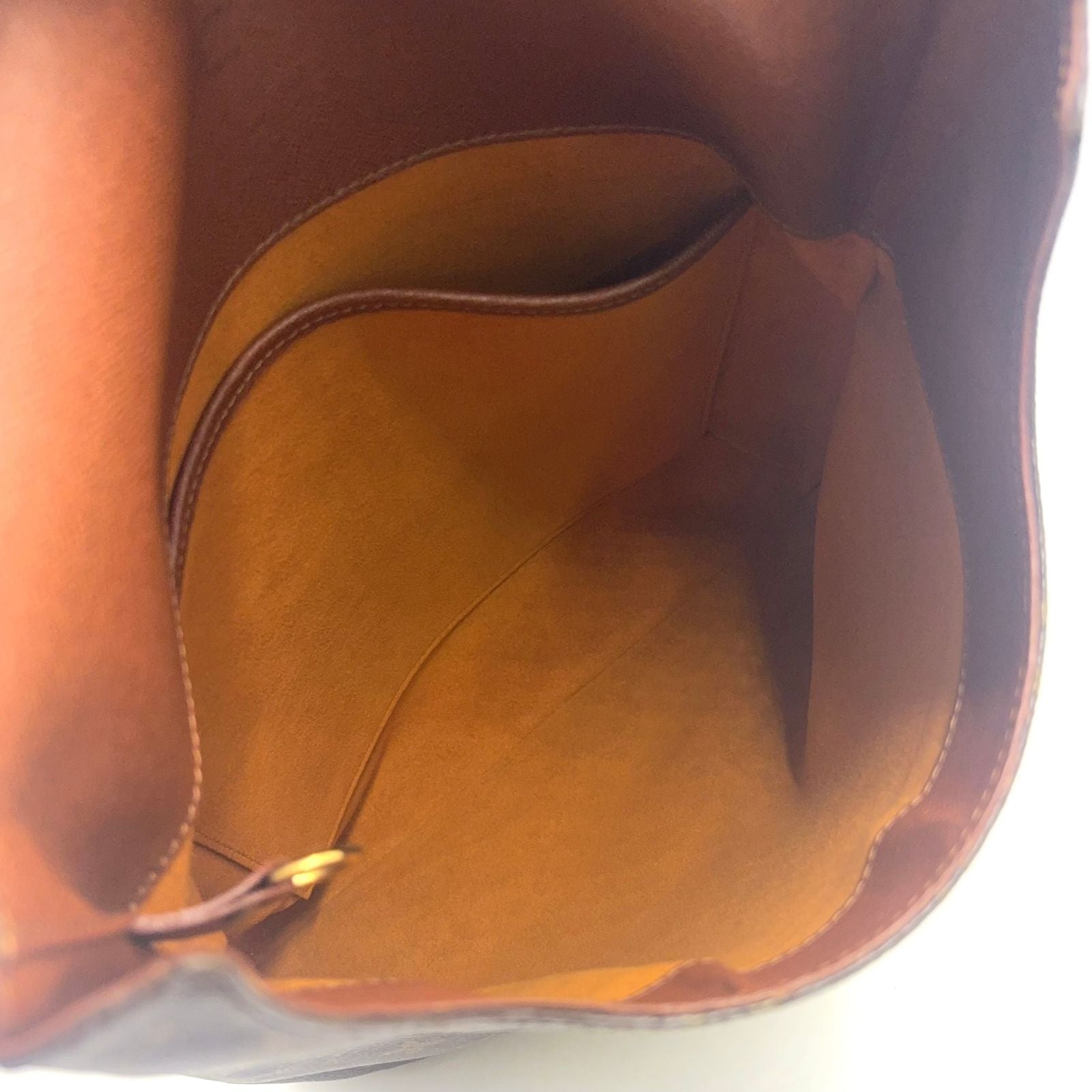Louis Vuitton Musette Monogram Leather Brown Light Shoulder Bag Gold — view 3