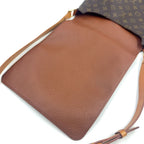 Louis Vuitton Musette Monogram Leather Brown Light Shoulder Bag Gold — view 6