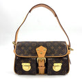 Louis Vuitton Hudson PM Monogram Leather Brown Light Shoulder Bag Gold