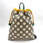 Gucci GG Supreme Baseball Print Drawstring Chilled Lens Nap Sac Nylon