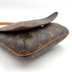 Louis Vuitton Musette Salsa Short Strap Monogram Leather Brown Light Shoulder — view 8