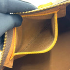 Louis Vuitton Speedy 30 Monogram Leather Brown Handbag Gold — view 7