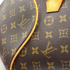 Louis Vuitton Ellipse PM Leather Brown Handbag Gold — view 8