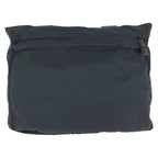Prada Tessuto Black Silver Nylon Tote Shoulder Bag — view 2