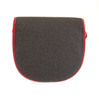 Saint Laurent Vintage YSL Red Gray Leather Shoulder Bag Pochette — view 2