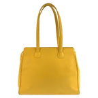 Dior Vintage CD Logo Yellow Tote Shoulder Bag — view 2