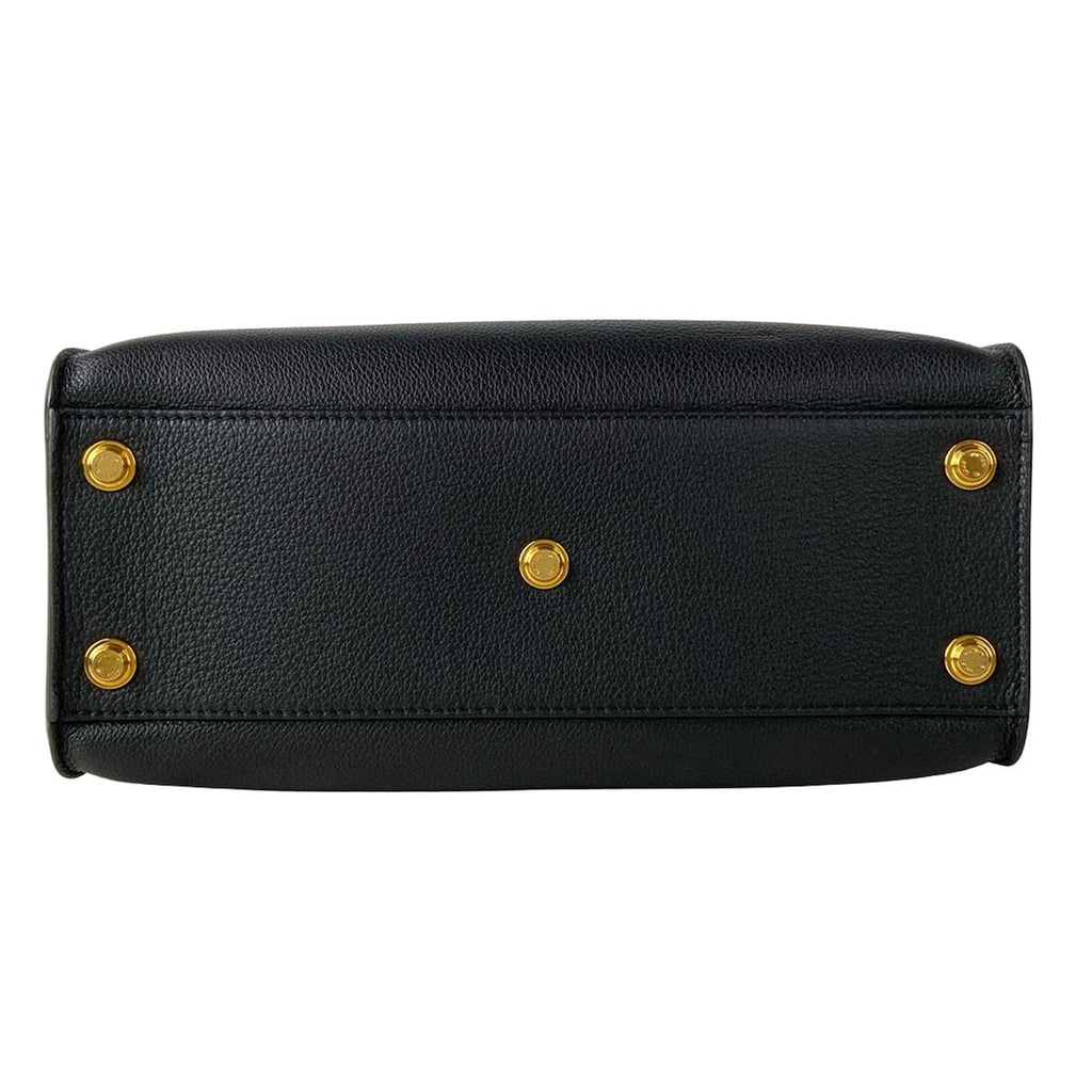 Louis Vuitton Tote Bag Monogram Tufting on My Side MM Noir Leather Cowhide — view 5