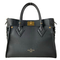 Louis Vuitton Tote Bag Monogram Tufting on My Side MM Noir Leather Cowhide