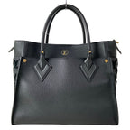 Louis Vuitton Tote Bag Monogram Tufting on My Side MM Noir Leather Cowhide — view 3