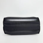 Prada Tessuto Nylon Triangle Logo Tote Bag Black Silver Vintage — view 6