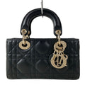 Dior Handbag Lady D-joy Bag Micro Black Gold Cannage