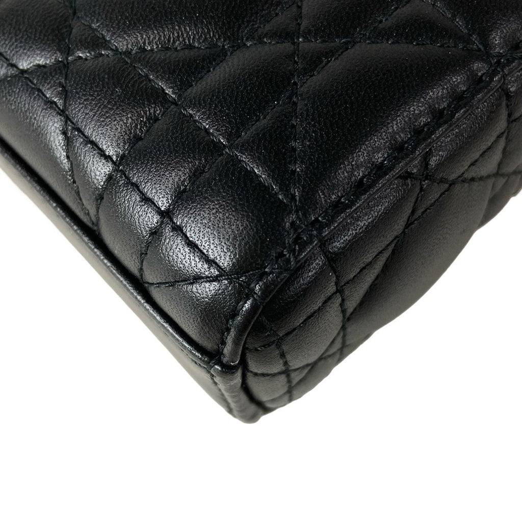 Dior Handbag Lady D-joy Bag Micro Black Gold Cannage — view 8