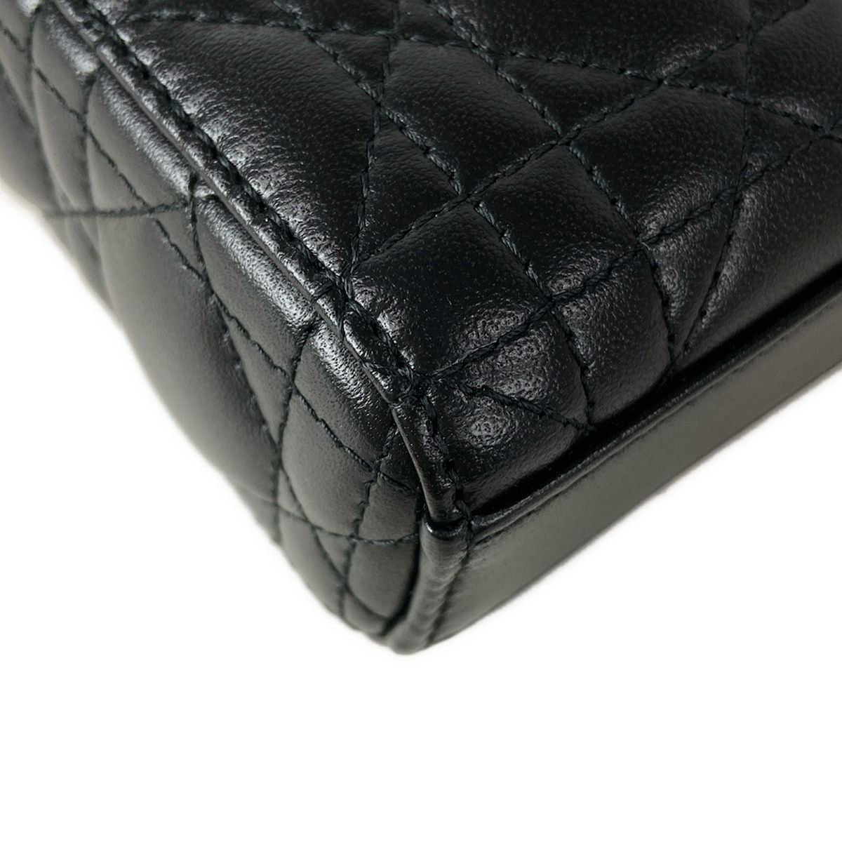 Dior Handbag Lady D-joy Bag Micro Black Gold Cannage — view 7