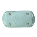 Louis Vuitton Tote Bag Mahina Blossom PM Mineral Blue Leather Cowhide — view 5