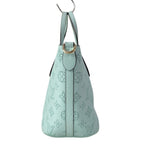Louis Vuitton Tote Bag Mahina Blossom PM Mineral Blue Leather Cowhide — view 4