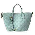 Louis Vuitton Tote Bag Mahina Blossom PM Mineral Blue Leather Cowhide