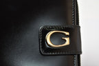 Gucci Wallet Vintage Folded G Logo Leather Black — view 5