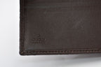 Gucci Bifold Wallet Snap Guccissima Leather Dark Brown Gold — view 6