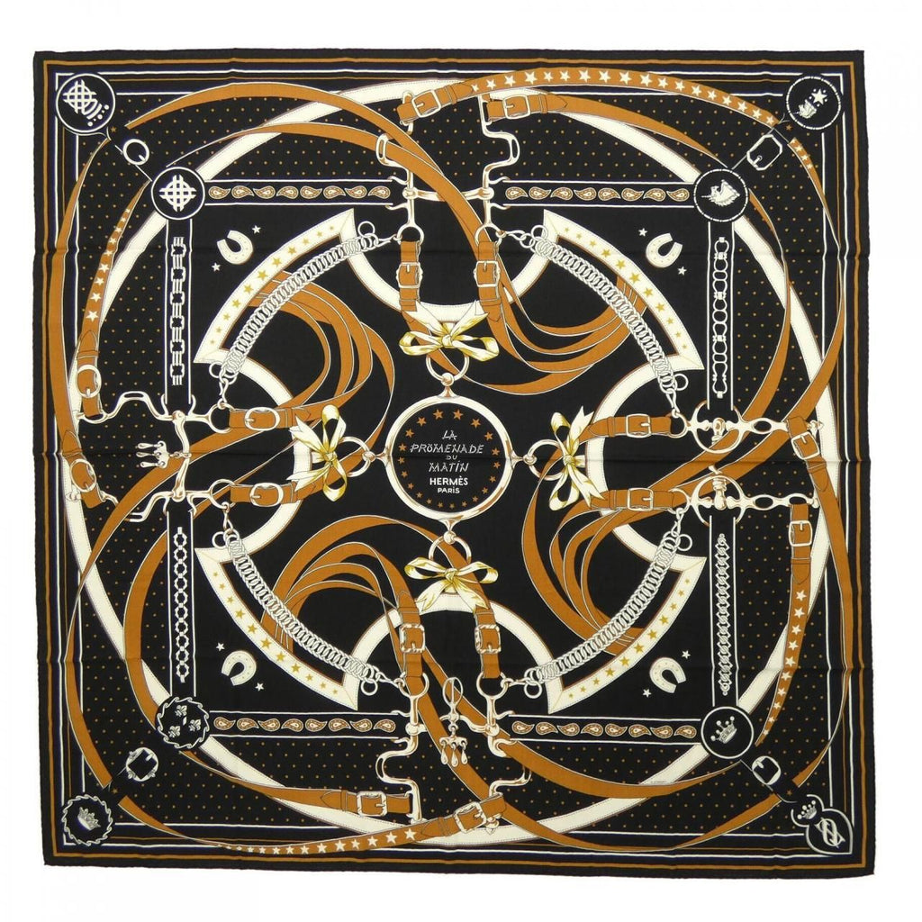 Hermes la Promenade du Matin Bandana Carre Geant 140 Shawl Scarf