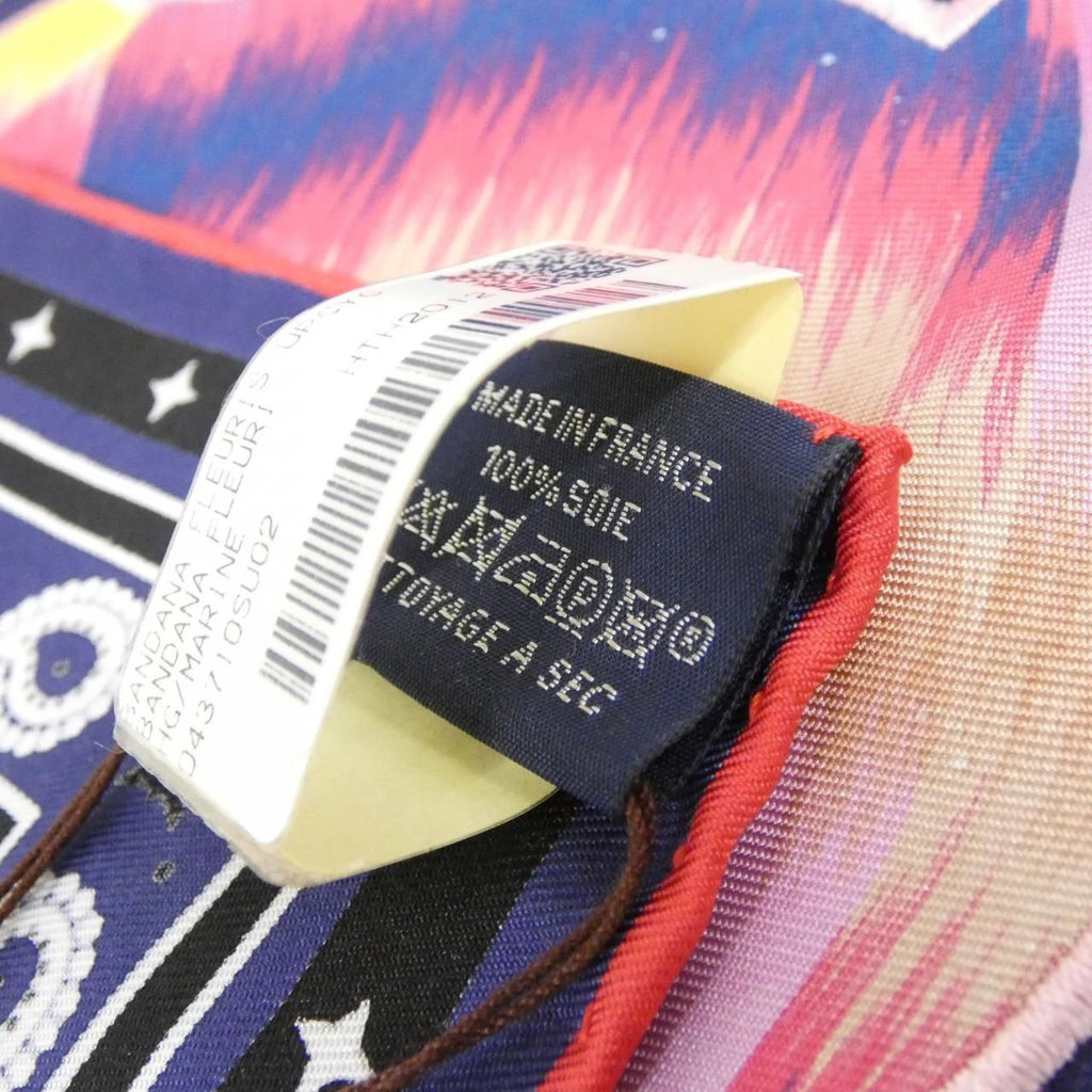 Hermes Mable Silk Bandana Roulis Scarf — view 3