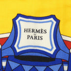 Hermes les Roues de Phaeton Carre Geant 140 Shawl Scarf — view 4