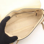 Gucci Shoulder Bag Soho Interlocking G Ivory Leather — view 3