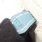 Hermes Handbag Plume Elan White Blue Jean 28 — view 5